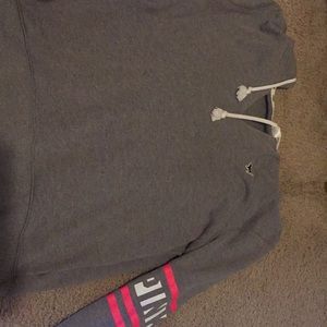 pink victoria secret hoodie